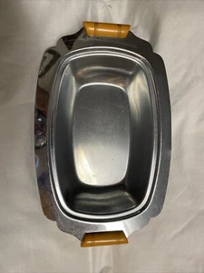 Krome Kraft Farber Bros. Stainless Serving Dish / Bread Tray - Picture 1 of 10
