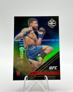 2023 UFC Panini Chronicles Chris Gutierrez RC Limited Green Parallel /99 *SP*