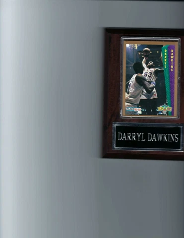 DARRYL DAWKINS PLAQUE PHILADELPHIA SIXERS 76ers BASKETBALL NBA  C Cover