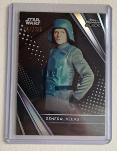 2023 Topps Star Wars Chrome Black General Veers /199 - Bild 1 von 2