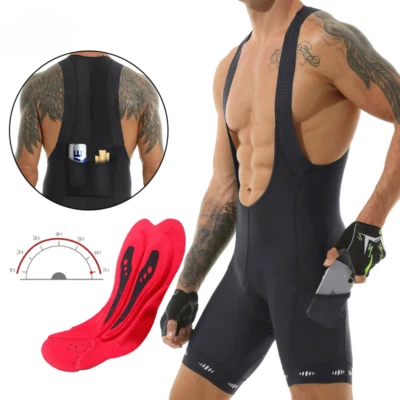 Pantalones Cortos de Ciclismo Para Hombre con Bolsillo Poliéster de Secado Rápido Serie Edición Competitiva Foto 1 de 4