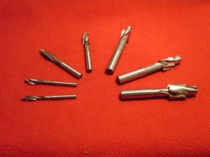 Präz.  Flachsenker HSS DIN 373 Zapfensenker Kegelsenker Kopfsenker  M3-M12 TiN - Bild 1 von 3