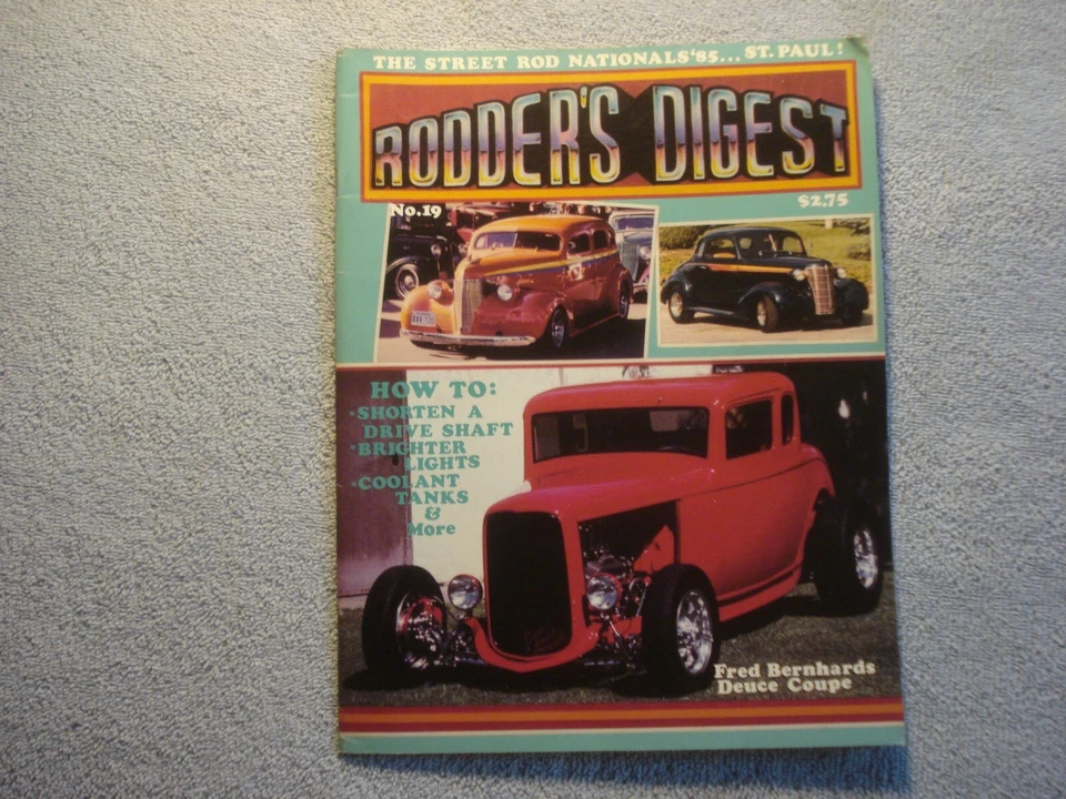 Rodder's Digest 1985 Winter #19 Classic Hot Rod Modified Custom Cars & Trucks - Image 1 of 1