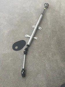 MUSTANG 1979-93 Fox Body DRAG RACE STEERING COLUMN W/STEERING SHAFT &PLATE - Picture 1 of 6