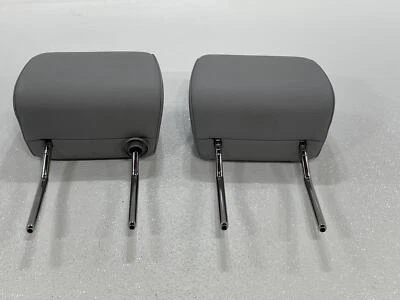 Подходит для 2017–2020 GMC ACADIA SLT передний подголовник левая и правая сторона серый кожаный комплект из 2 оригинальных - Изображение 1 из 4