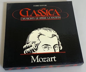 Mozart Classica Fabbri Editori 3 Musicassette Audio Cassette - Imagen 1 de 3
