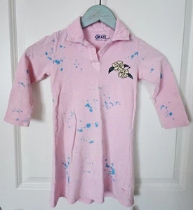 NEW Grail Kids Girls Polo Long Sleeve Dress Size 4/5 - Picture 1 of 2