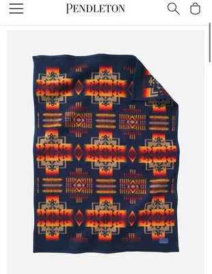 Pedlenton CHIEF JOSEPH CRIB BLANKET 32x44”  - Image 1 of 3