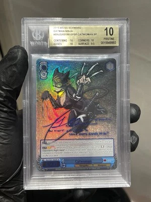 Catwoman dc comics Sx01-065 Sp Bgs 10 Psa Batman Ninja Weiss Schwarz booster  - Image 1 of 3