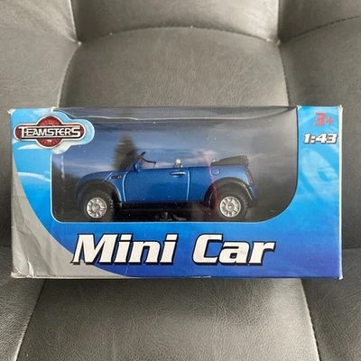 Modelo Diecast Teamsters (Halsall / Time4Toys) - Mini Cooper 1:40 - Azul Foto 1 de 4