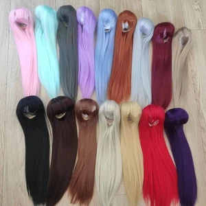 Parrucca BJD SD stile antico capelli alta temperatura fibra bambola parrucca accessori bambola - Foto 1 di 18