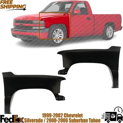 Chevrolet SILVERADO 1999-2002 / SUBURBAN / TAHOE 2000-2006 FRONT FENDER RH & LH - Image 1 of 4