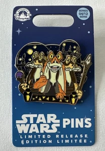 Star Wars Monthly Pin Gungan Group Jar Jar Binks Disney Parks 4/12 Star Wars NEW - Picture 1 of 6