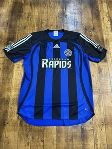 Maglia Colorado Rapids 2006 Adidas taglia L righe blu MLS - Foto 1 di 14