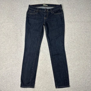 Old Navy The Diva Skinny Denim Jeans Dark Wash Low Rise Stretch Gr. 6 Reg - Bild 1 von 10