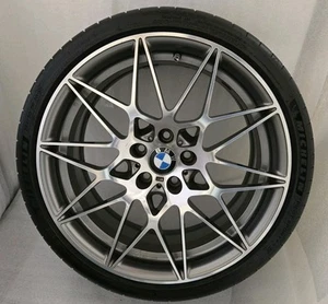 Original Finish BMW M3 M4 OEM 666M Comp 20x9 FRONT Wheel Rim Tire + TPMS $875obo - Picture 1 of 14