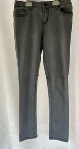 Childrens Place size 12 Super Skinny Jeans adjustable waist Set Of 2 Gray, Black - Picture 1 of 12