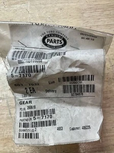 Genuine OEM Toro Snowblower Gear 5-7170 NEW OLD STOCK - Picture 1 of 2