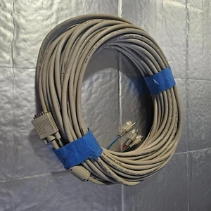Cable VGA HD 15 -1 = 14 pin to Component RGB RCA 3 Male Analog Video 100FT - Picture 1 of 1
