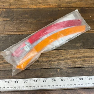 Vintage Wheel Reflector Set Spoke Mount Sate Lite 777 NOS Curved Amber Long A0 - Picture 1 of 10