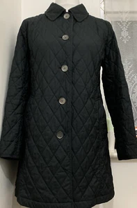CHAQUETA DE PRIMAVERA DE COLECCIÓN BURBERRY LONDON SEÑORA NEGRA ACOLCHADA NOVA FORRADA A CUADROS TALLA S - Imagen 1 de 12