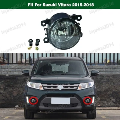 1PC Front Bumper Fog Light Driving Lamp Left=Right For Suzuki Vitara 2015-2018 - Image 1 of 4