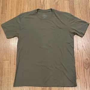 True Classic Premium Crew Neck Tee T Shirt Mens MILITARY GREEN EXTRA LARGE XL - Picture 1 of 3