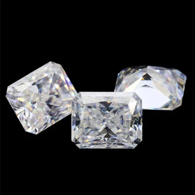 0.5-10ct D Color VVS1 Radiant Cut Loose Moissanite Diamond Real Gem Stone W/GRA - Image 1 of 4