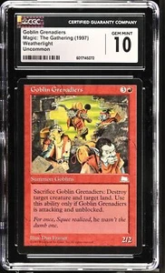 GOBLIN GRENADIERS Weatherlight U CGC 10 MTG [Nostalgium] - Picture 1 of 2
