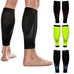 NV Compression Essential Race and Recover Calf Guards / Sleeves (Pair) 20-30mmHg - Picture 1 of 32