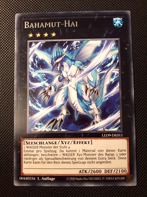 Yu-Gi-Oh! Bahamut-Hai, LED9-DE011, Rare, 1. Auflage, Deutsch, Near Mint - Bild 1 von 4
