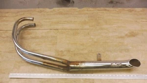 1975 Honda CB550 Four H1295-2> left side exhaust muffler headers pipes - Picture 1 of 11