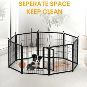 24" Parque Infantil para Perros - Jaula Exterior para Perros Mascotas Conejo Recinto, Parque Infantil para Mascotas - EE. UU. - Imagen 1 de 41