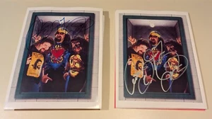 SIGNED THREE TIMES Mick Foley Mankind Cactus Jack Dude Love auto UPICK1 coa ECW - Picture 1 of 6
