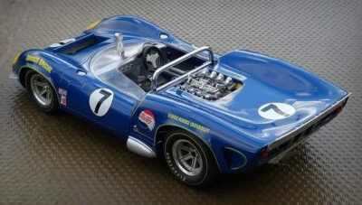 Race Car Hot Rod Racing24Le Mans12Racer Carousel BLUE RARE1:18 55 57 1957 - Image 1 of 4