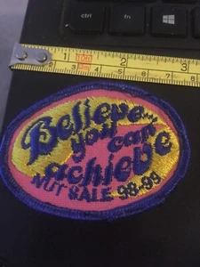 Vintage Patch Believe You can Achieve, Nut sale 98-99 Girl Scouts - Picture 1 of 2