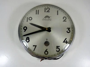 Pendule murale FFR Electric Romanet Romantic & Jura pour PTT cca 1970 verre bomb - Picture 1 of 10