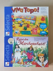 2 Selecta Spiele Viva Topo! Rettet den Märchenschatz ab 4 Jahre WIE NEU - Bild 1 von 5