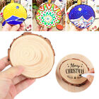 Wood Slices Round Pine Logs DIY Crafts Painting Wedding Party Decor(9-10cm) ✈