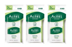 MENTHOLATUM Acnes Oil Blotting Paper 3 Packs - Picture 1 of 3