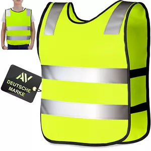 Bambini Gilet Segnalazione (3-12 Anni) Catarifrangente di Sicurezza Bici Giallo - Bild 1 von 7