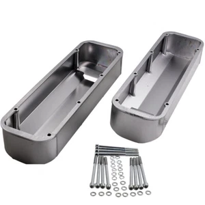 Valve Covers For Ford 429 460 BBF Big Block Fabricated Aluminum Tall with Bolts - Picture 1 of 12