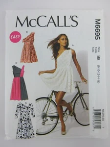 McCalls # M6695 Dress with Variations Pattern Sz 8-16 UC (x11) - Picture 1 of 2