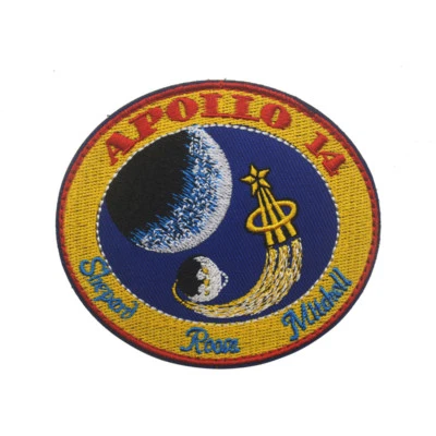 APOLLO 14 Shepard, Roosa, Mitchell NASA SPACE HOOK PATCH EMBROIDERED  - Image 1 of 4