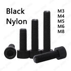 M3 M4 M5 M6 M8 Black Plastic Pa66 Nylon Din912 Hex Socket Bolts Cap Head Screws