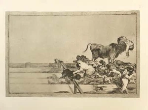 GOYA, Francisco. Tauromachie. RARE FACSIMILE - Picture 1 of 7