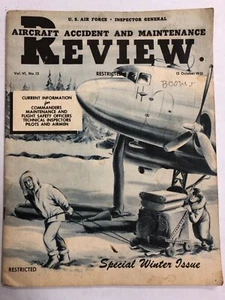 Air Force Aircraft Accident & Maintenance Review #13 October 1951 Original - Bild 1 von 12