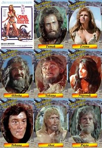 One Million Years B.C. Movie trading cards Raquel Welch T-Rex Ray Harryhausen