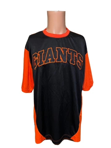 Vintage STITCHES San Francisco Giants Embroidrered Jersey Shirt Sz L Polyester Cover