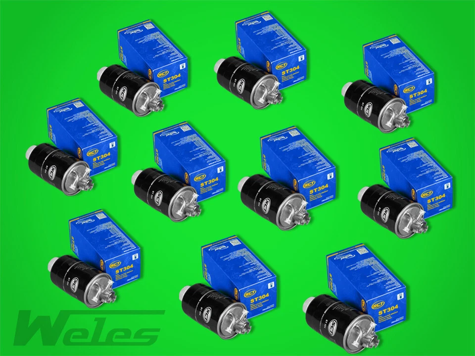10 x ST304 Kraftstofffilter Dieselfilter VW Transporter T3 T4 Sharan Vento - Bild 1 von 1